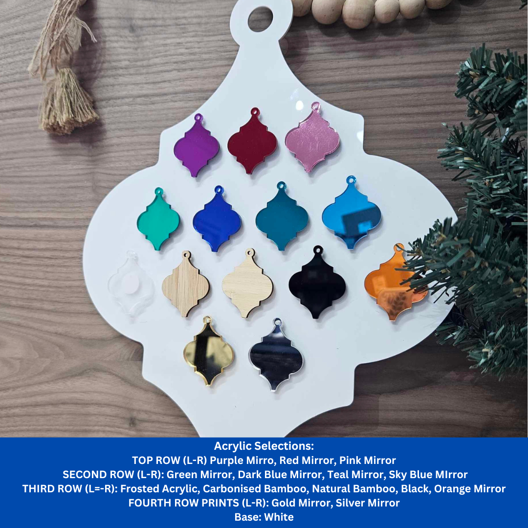 Monogram Ornaments | PERSONALISED