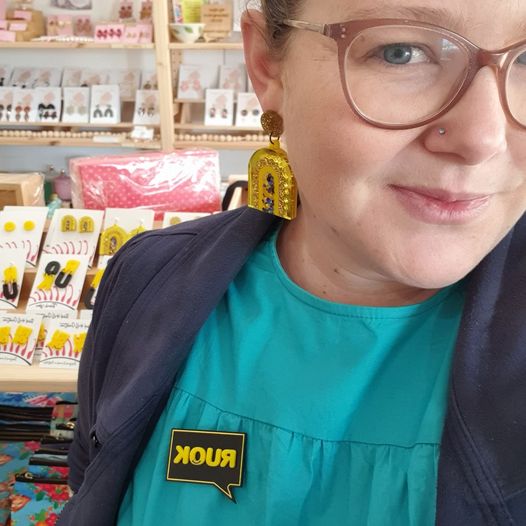 RUOK Badges | Pin or Magnet