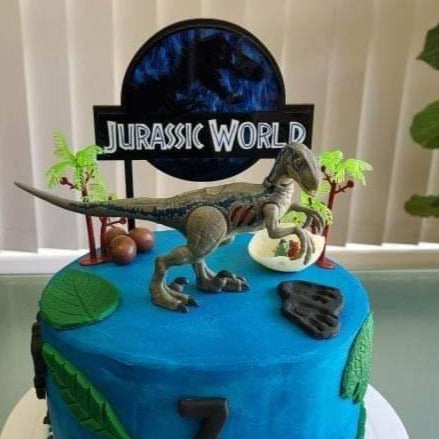 Jurassic Park Themed Cake Topper