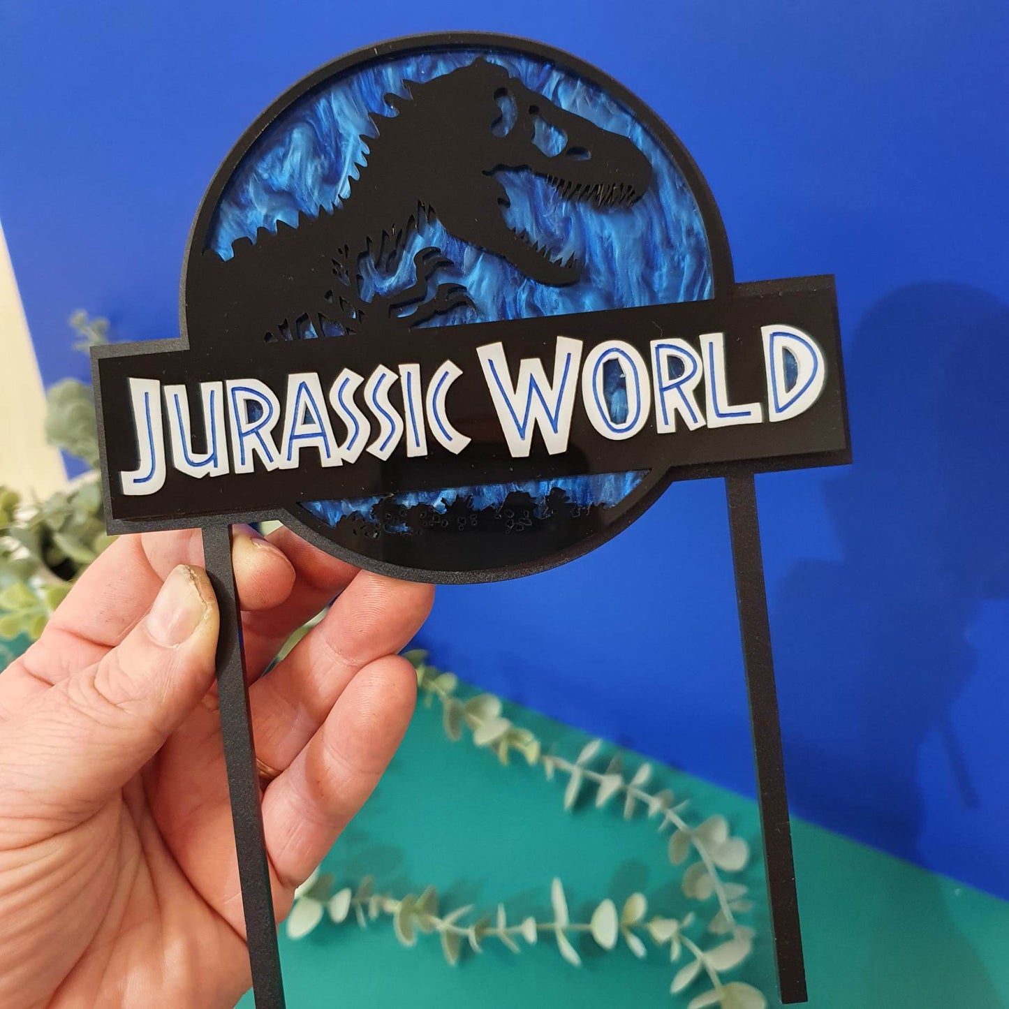 Jurassic Park Themed Cake Topper