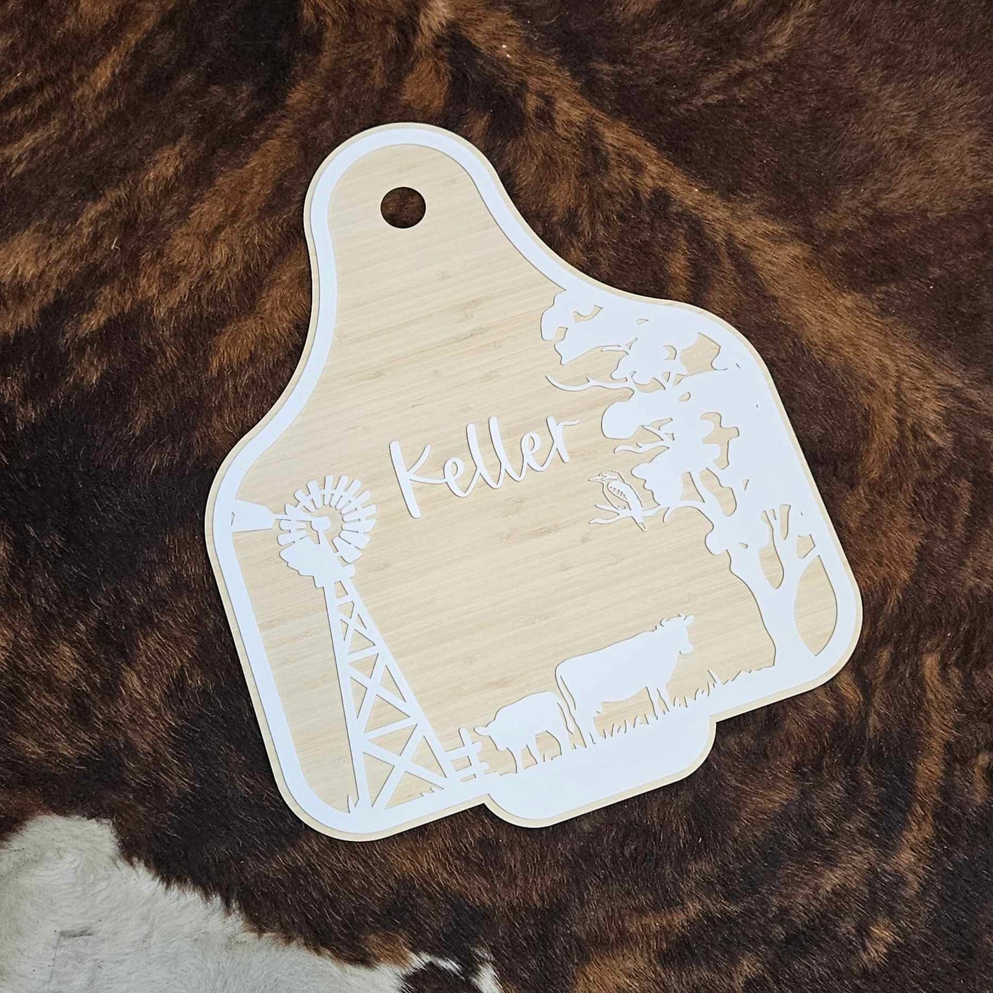 PERSONALISED Ear Tag Wall Decor