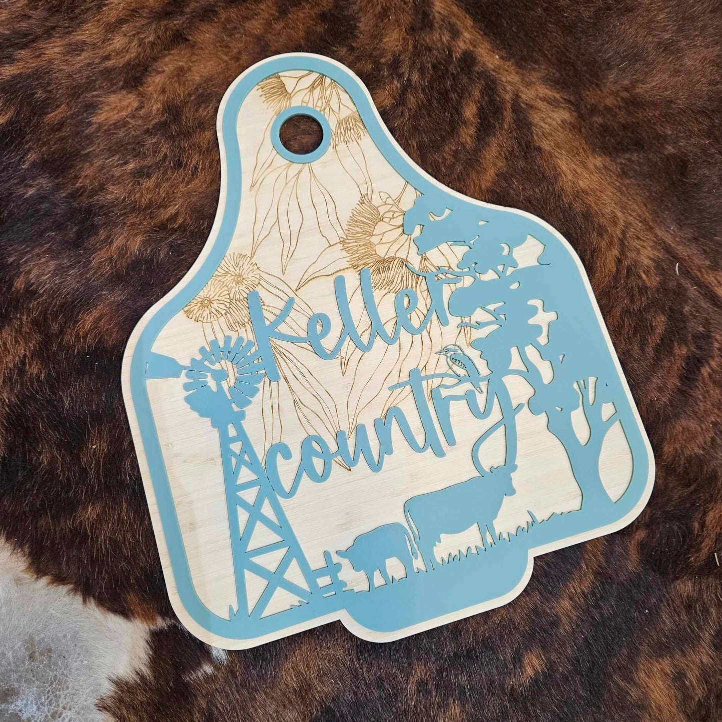 PERSONALISED Ear Tag Wall Decor