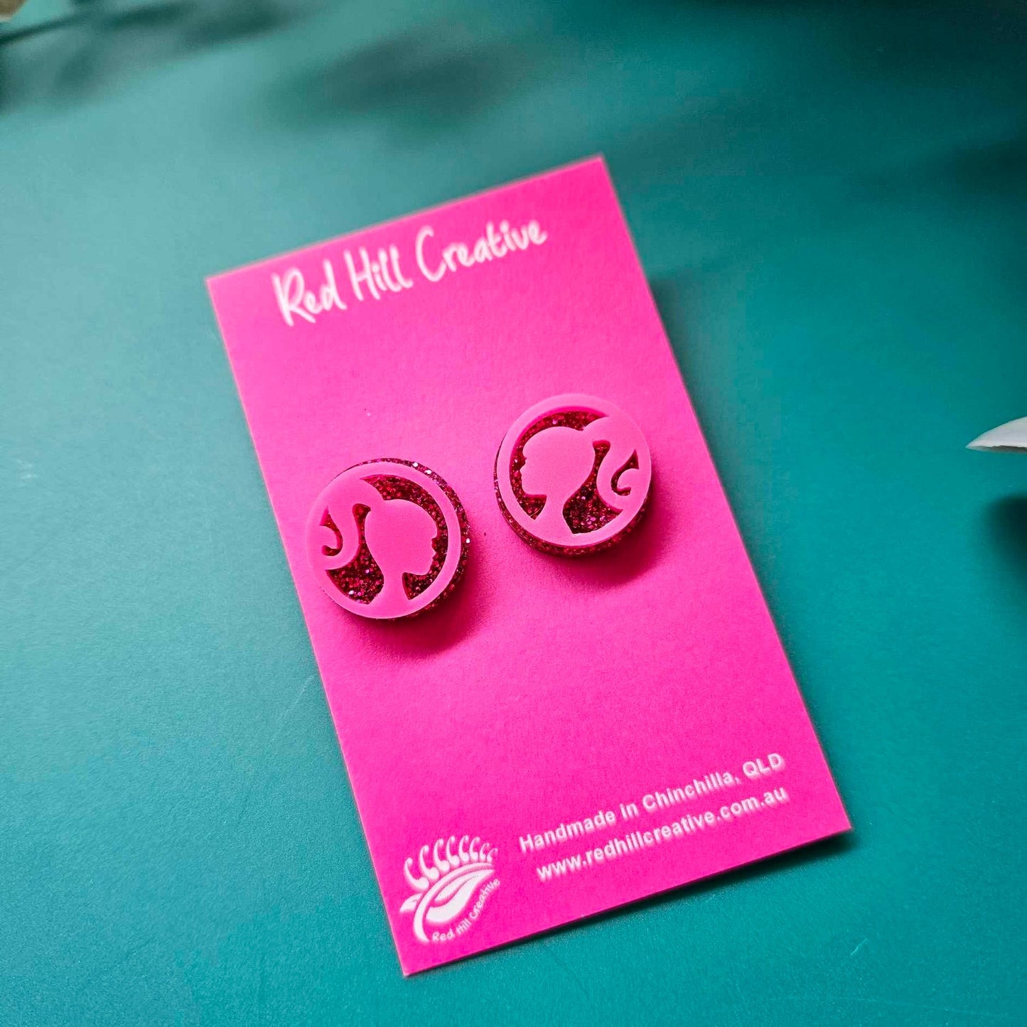 Barbie Style Layered Statement Studs