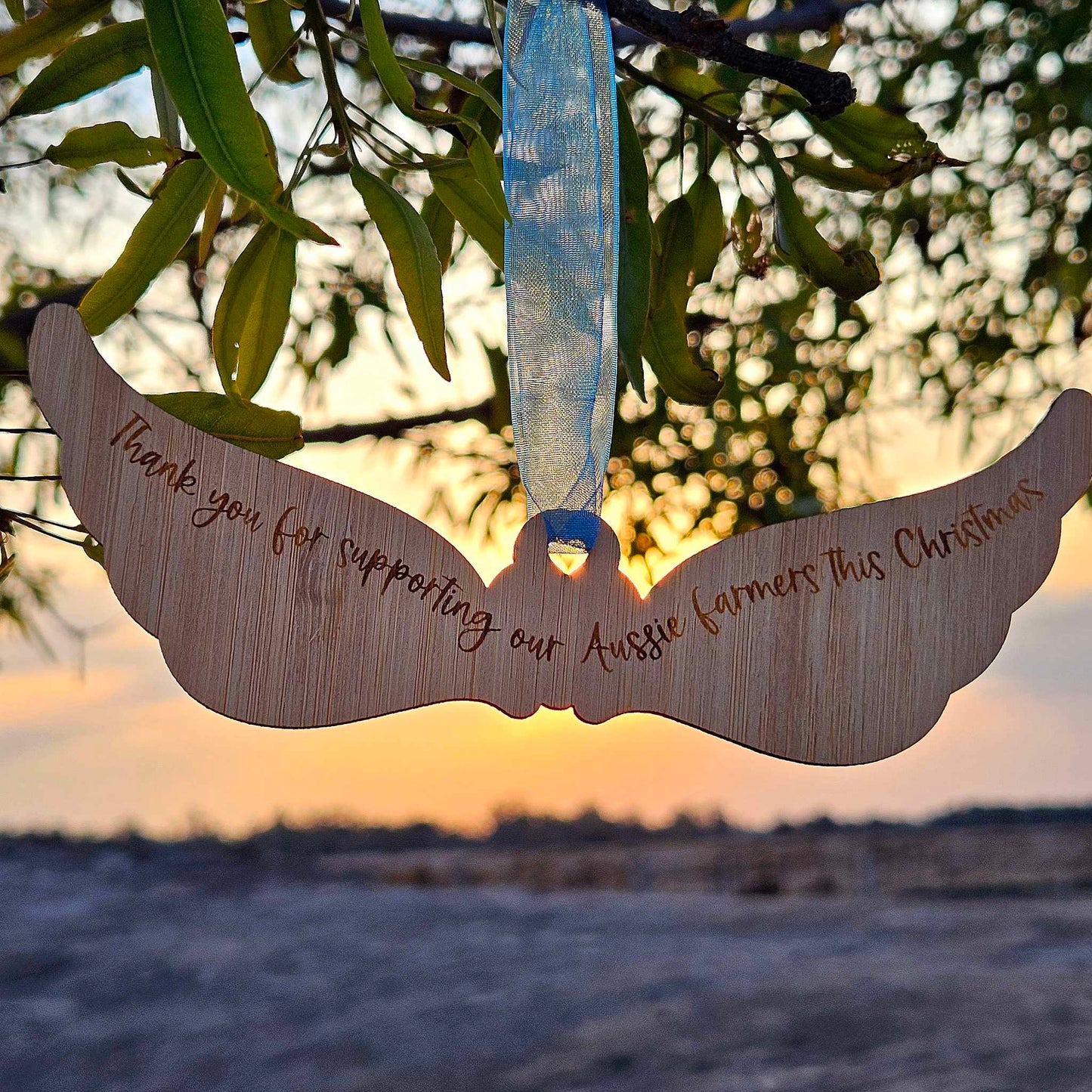 "Farm Angels" Supporting our Aussie Farmers This Christmas | Fundraising Ornament