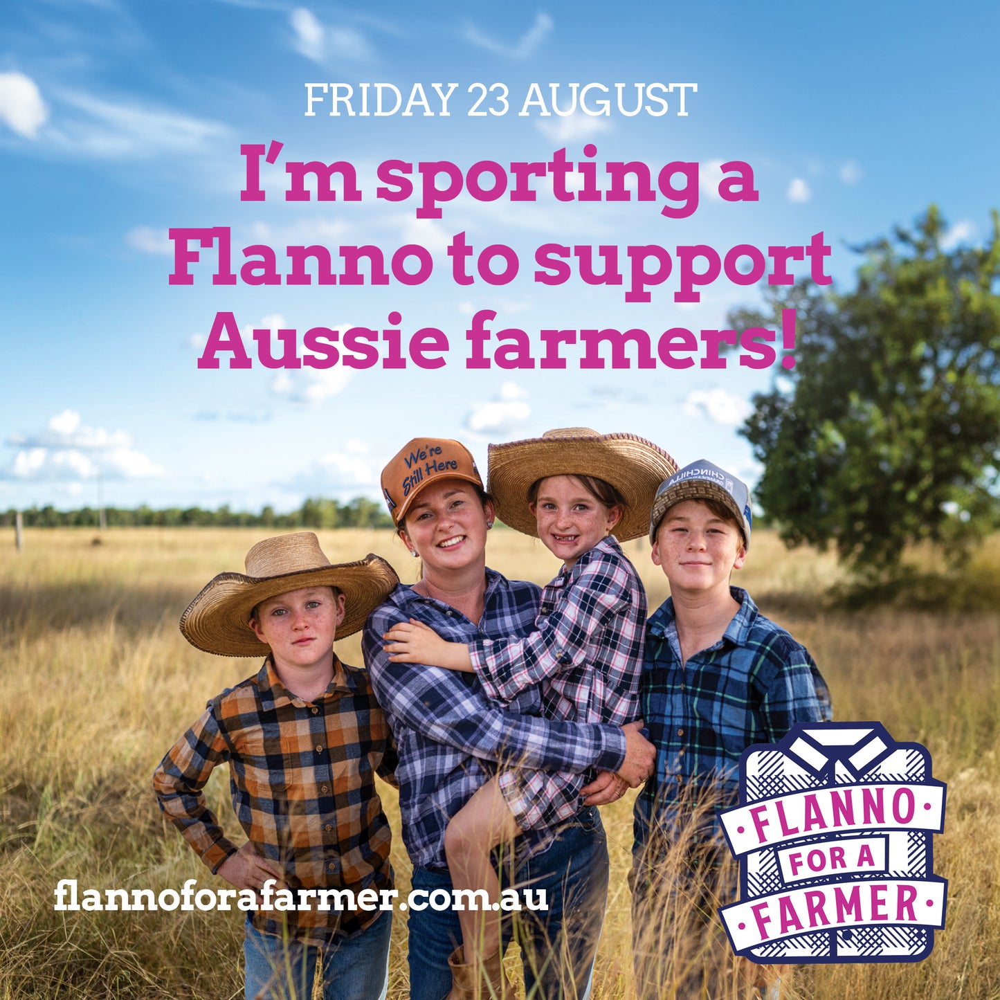 "Farm Angels" Flanno For a Farmer | Fundraising Earrings