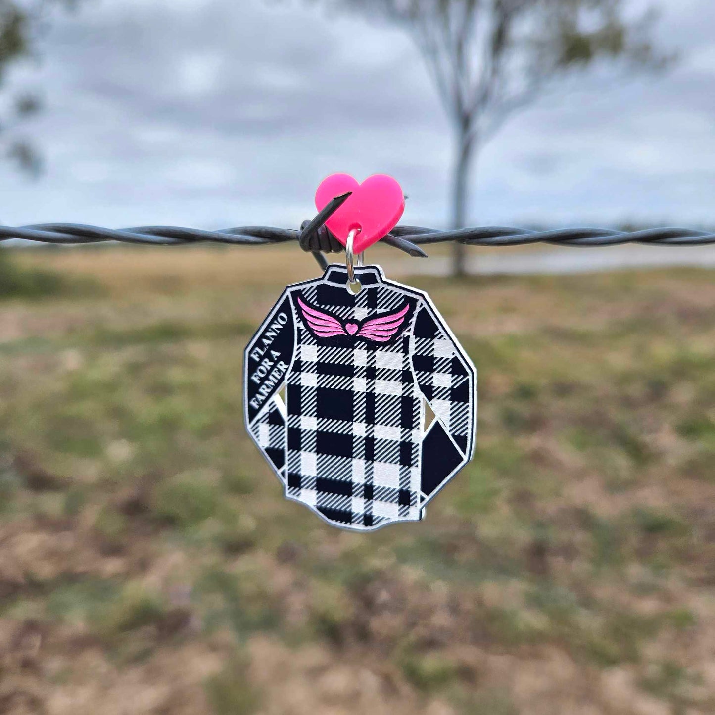 "Farm Angels" Flanno For a Farmer | Fundraising Earrings