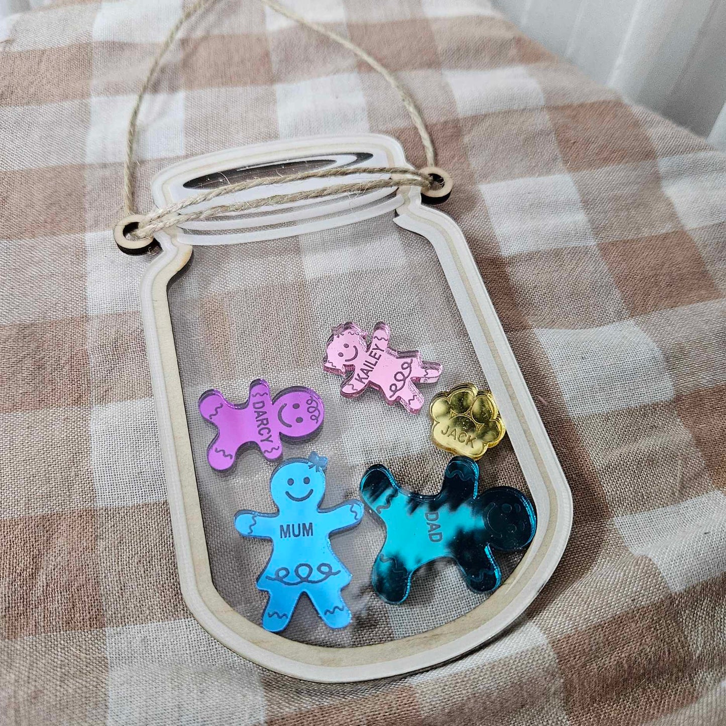 Family Cookie Jar Ornament | PERSONALISED