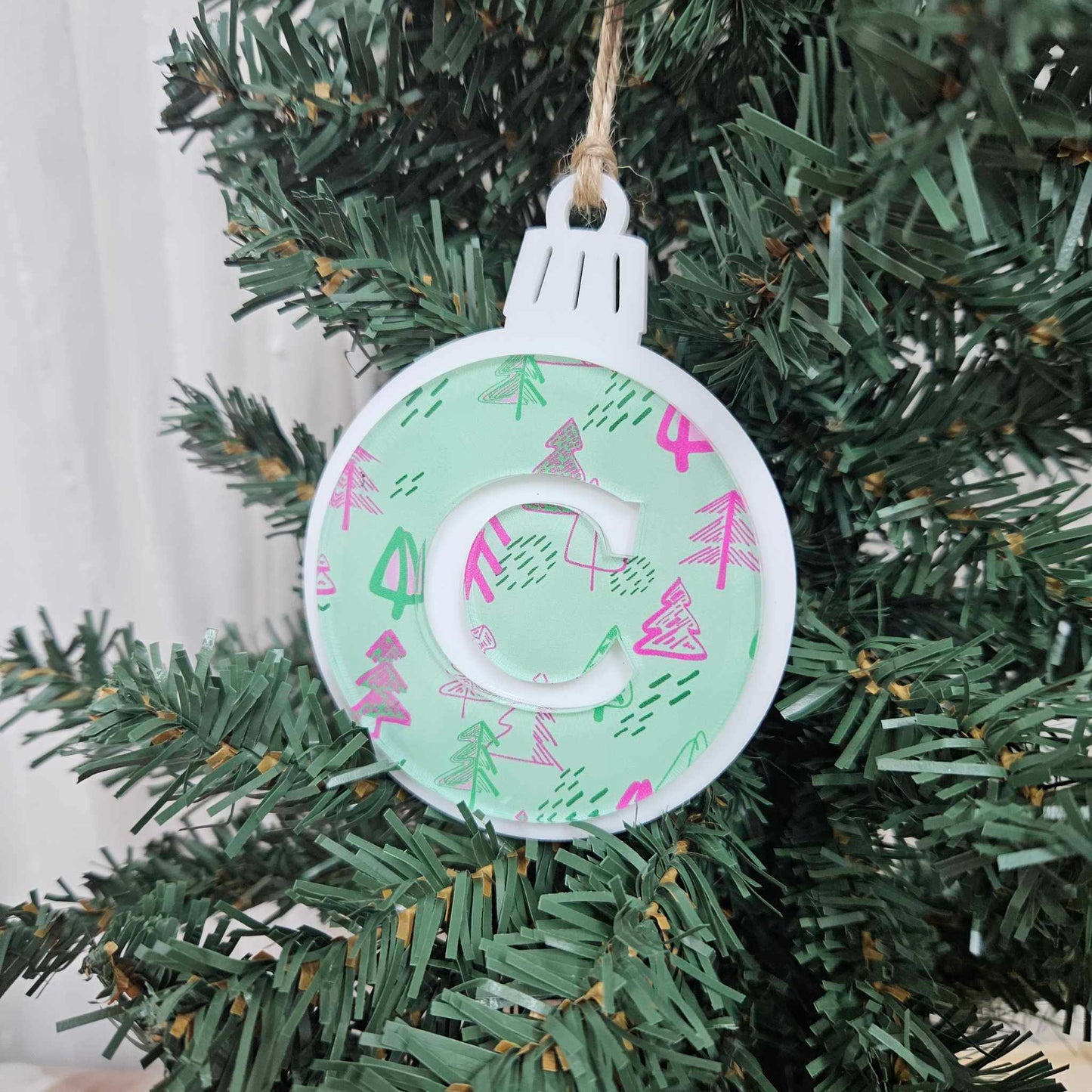 Monogram Ornaments | PERSONALISED