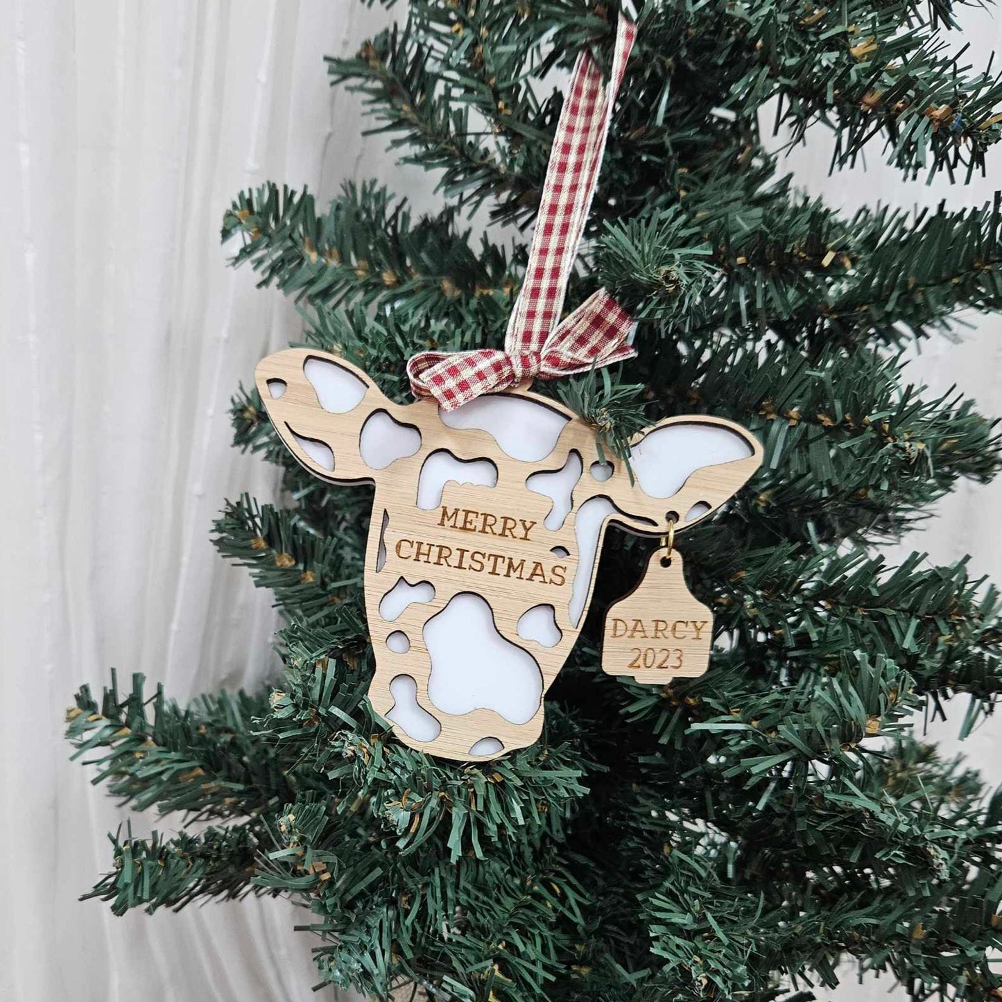 Moo Cow Ornament | PERSONALISED