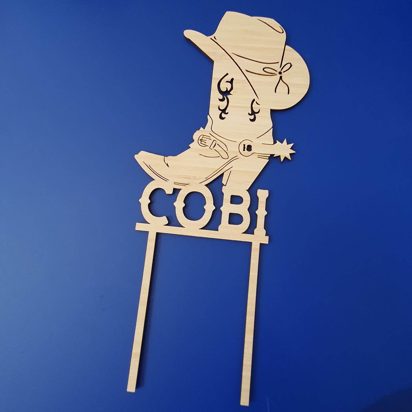 Rhinestone Cowgirl Cake Topper | Personalised