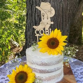 Rhinestone Cowgirl Cake Topper | Personalised
