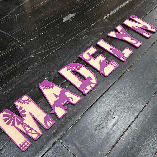 Horses | Themed Letters