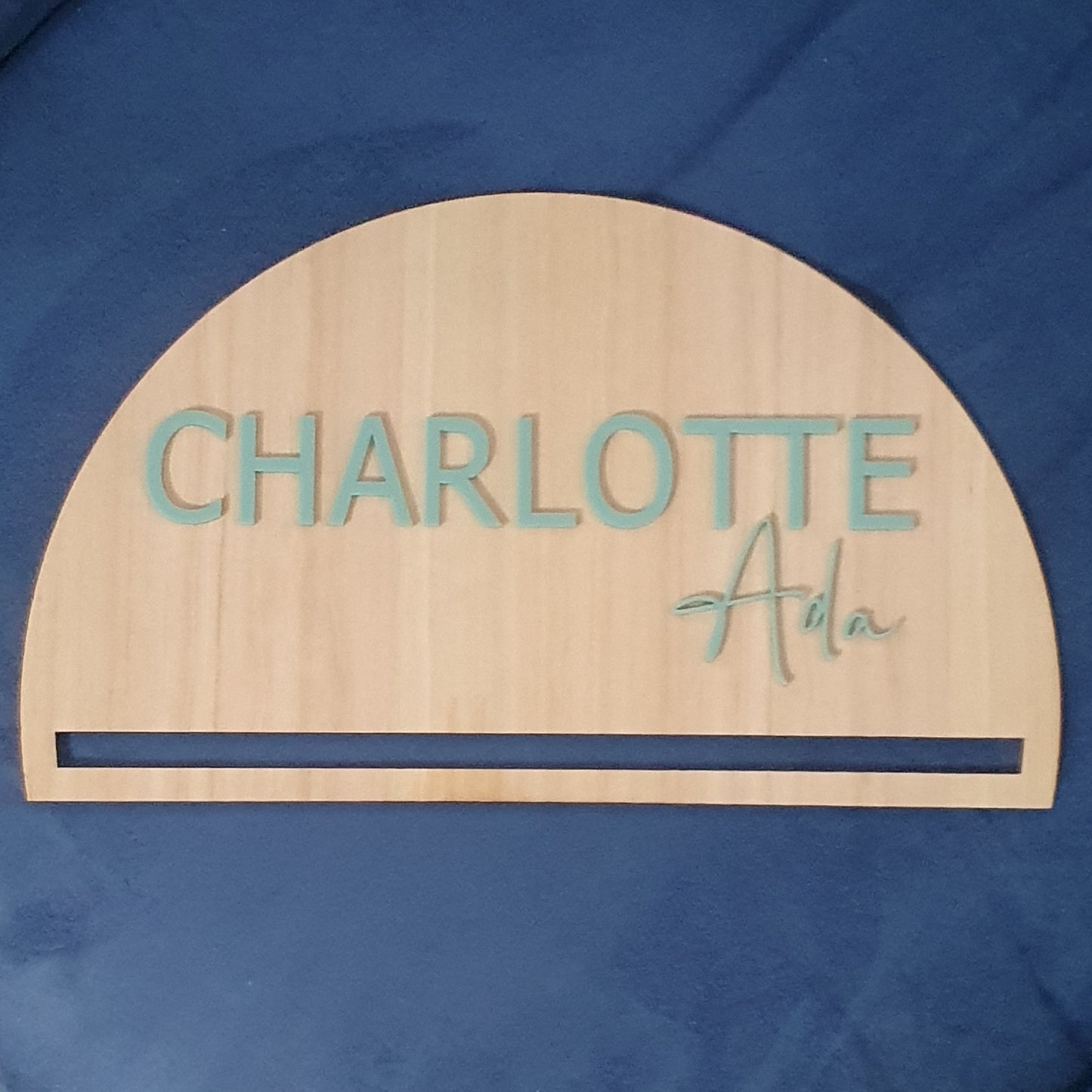DIY Macramé Personalised Name Sign