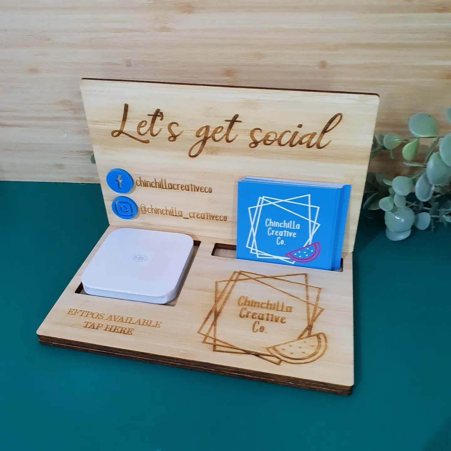 Bamboo Square Reader Dock