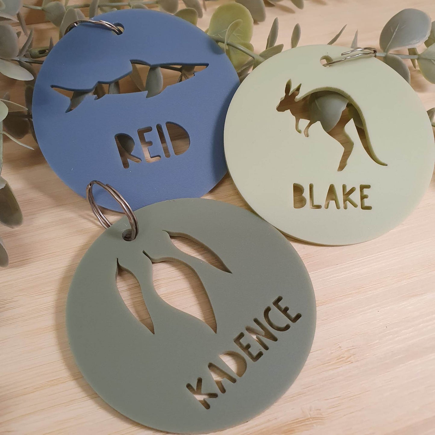 Acrylic Bag Tag PERSONALISED