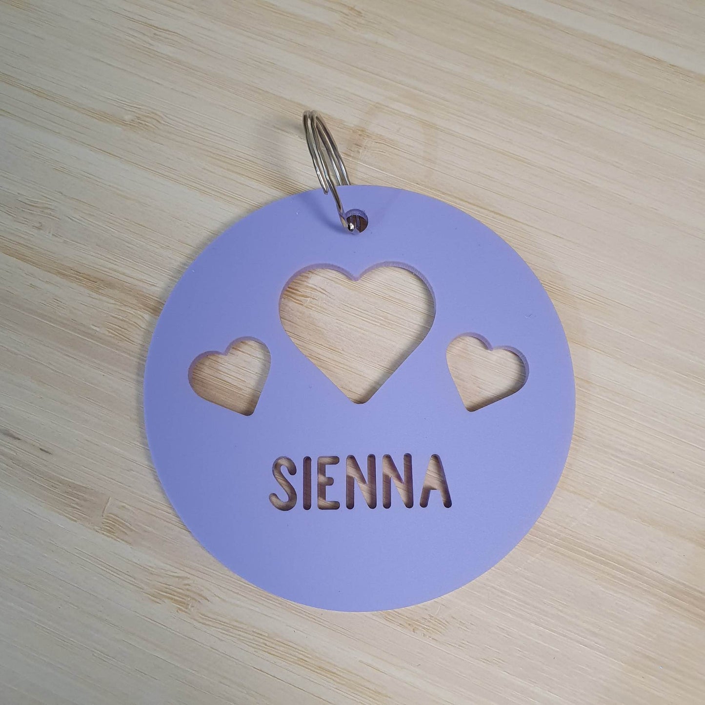 Acrylic Bag Tag PERSONALISED