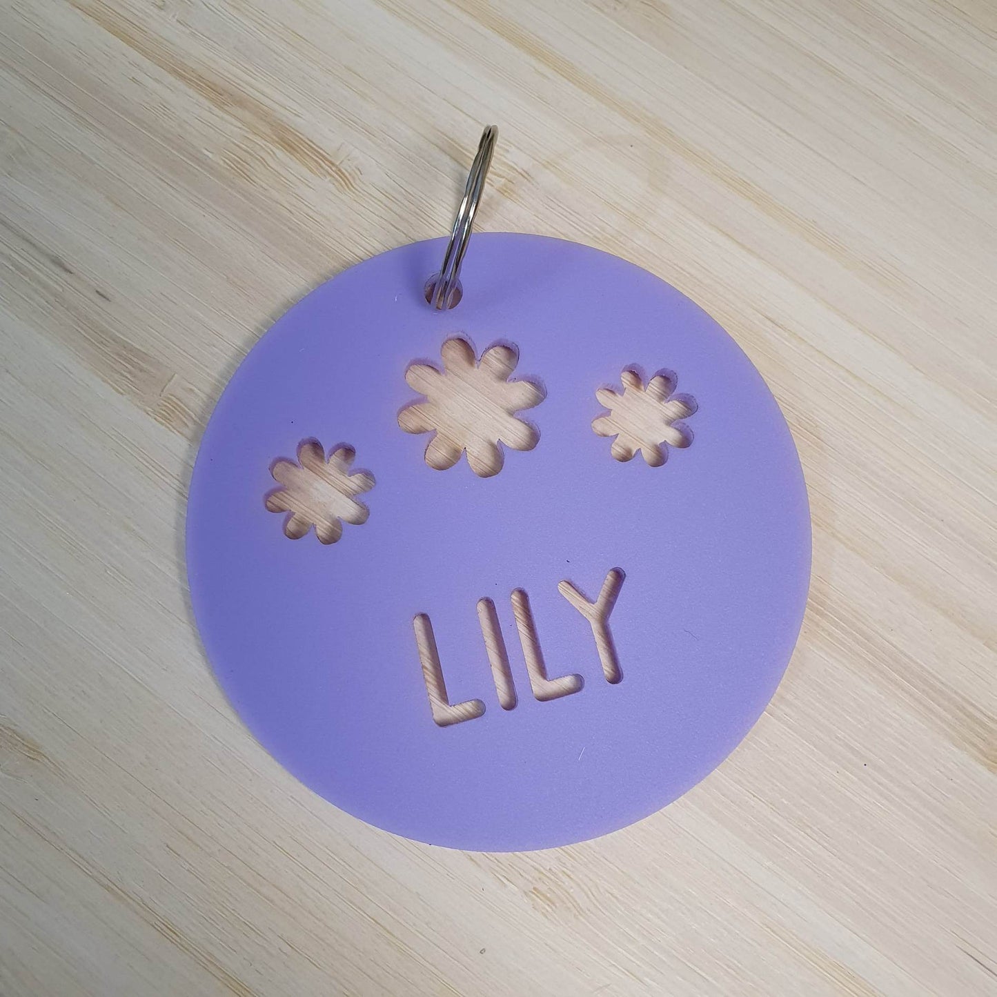 Acrylic Bag Tag PERSONALISED