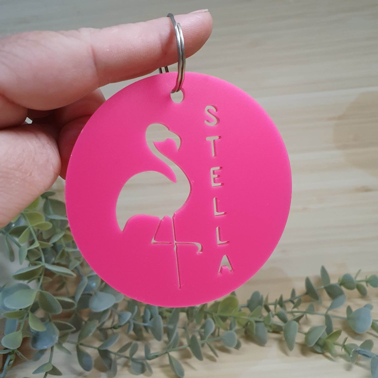 Acrylic Bag Tag PERSONALISED