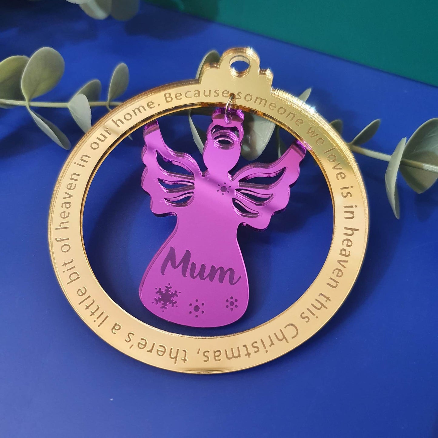 Memorial Christmas Angel Ornament