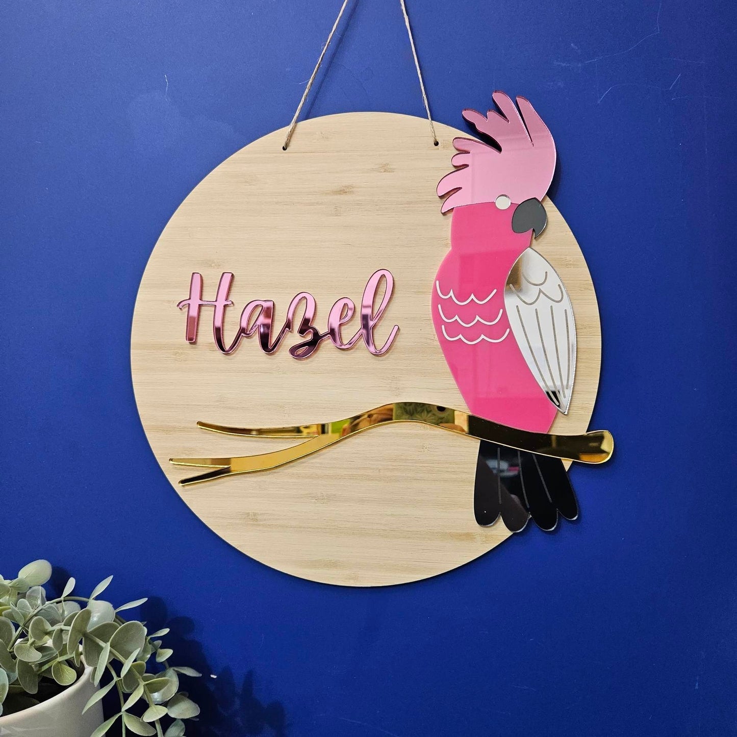 Galah Name Plaque | Personalised