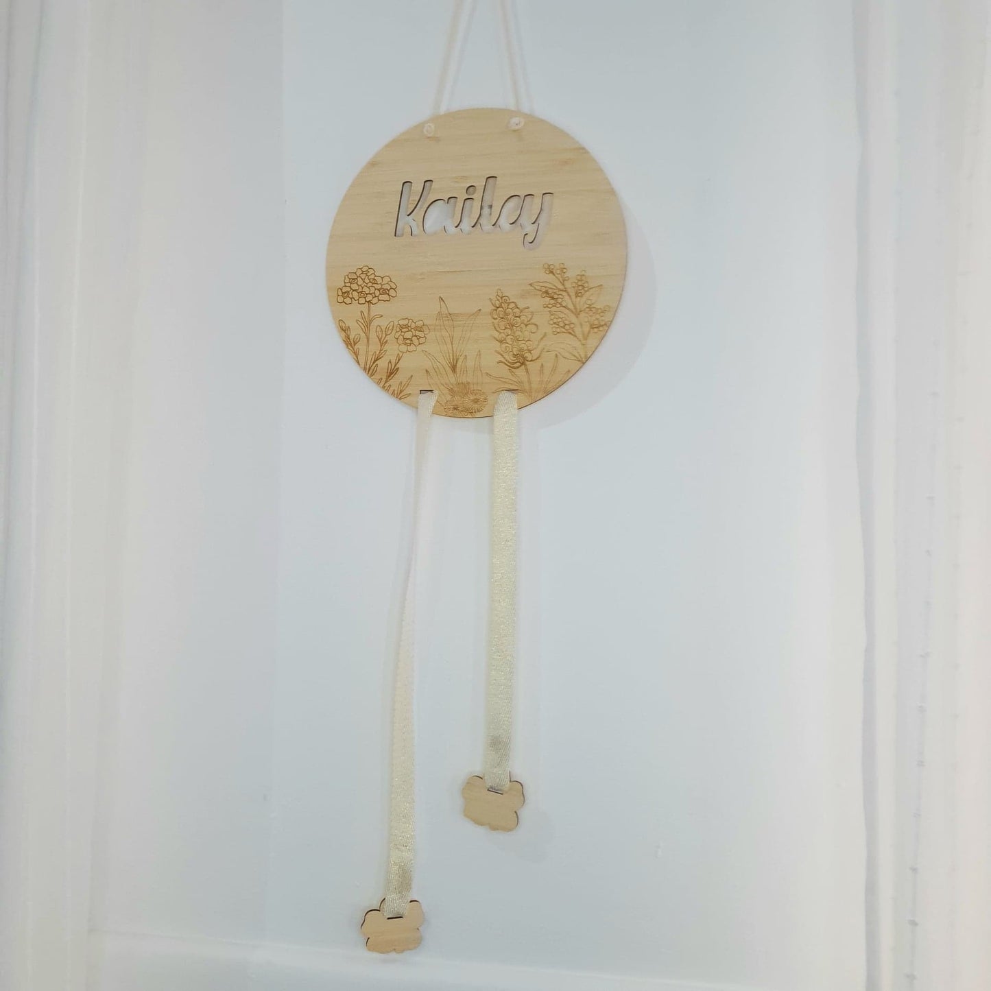 Australian Natives Bamboo Bow Holder | Personalised