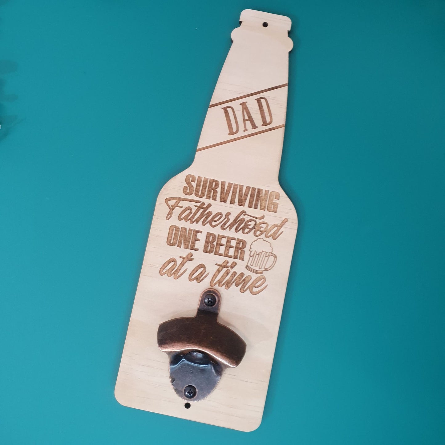 Fathers Day Bottle Opener Sign | Personalised options available