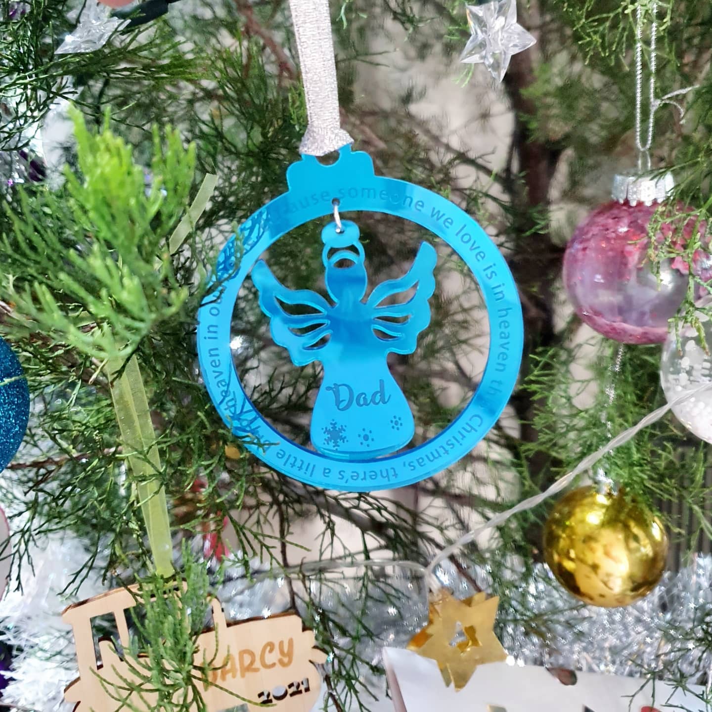 Memorial Christmas Angel Ornament