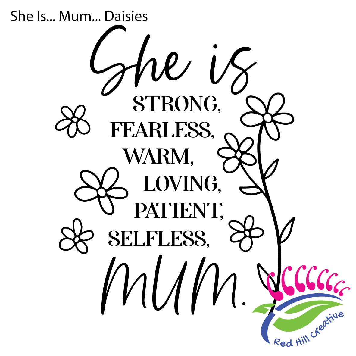 Floral Engraved Tumbler FOR MUM | Select Design and Colour