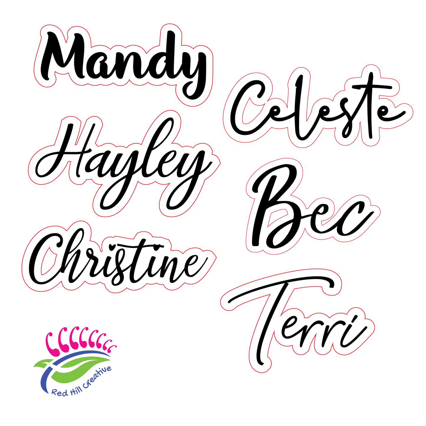Personalised Double Layered Bamboo & Acrylic Name Sign
