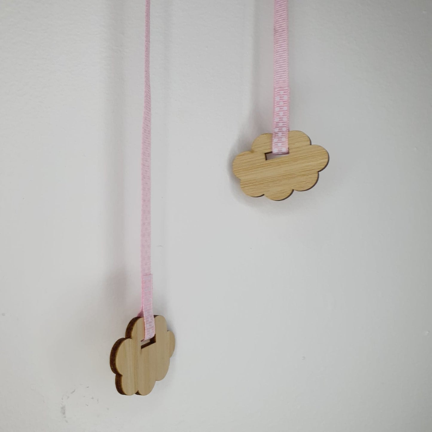 Rainbow Bow Holder Layered Bamboo and Acrylic | Personalised