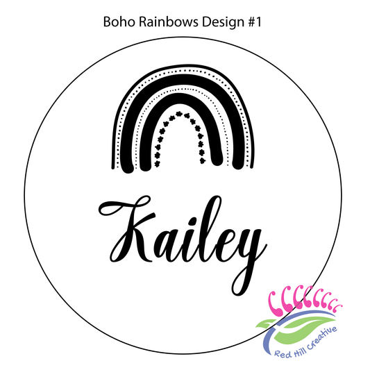 Boho Rainbow Name Plaque | Personalised