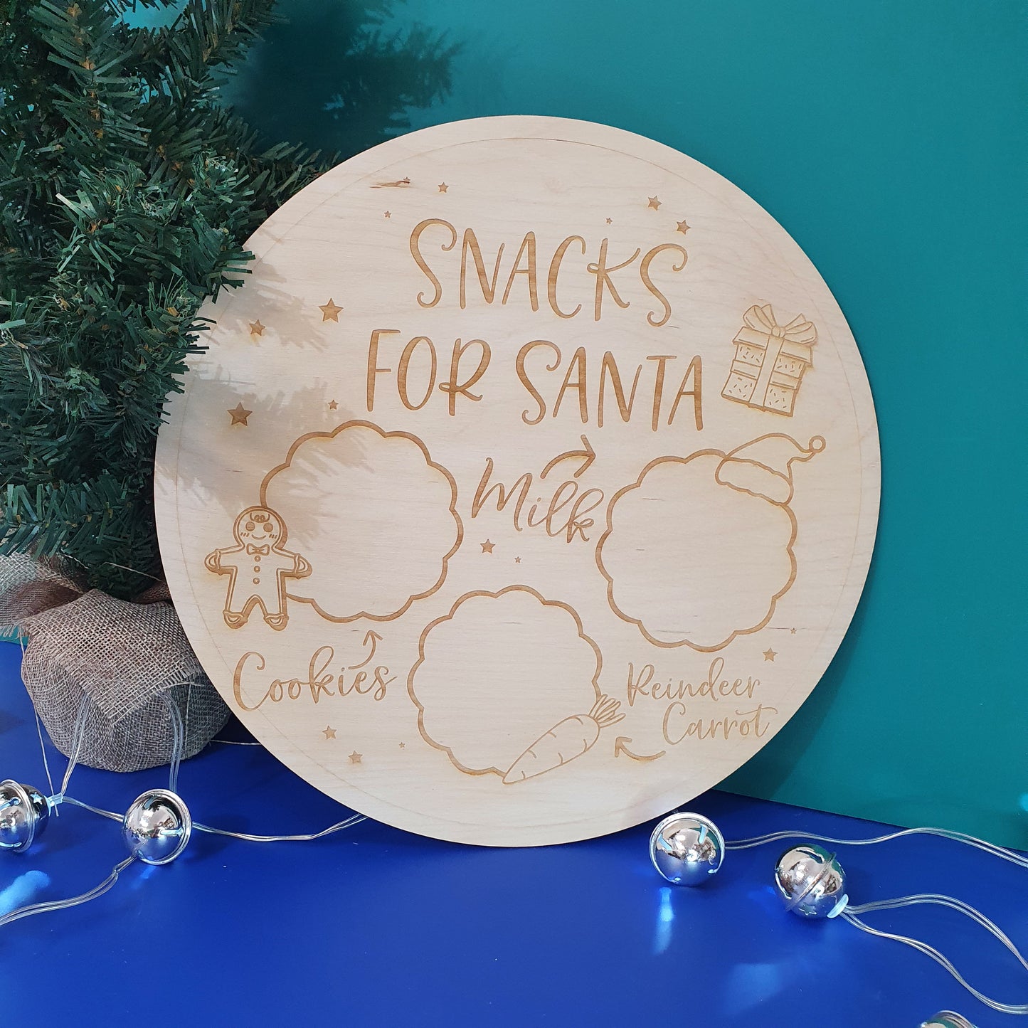 'Snacks for Santa' Christmas Eve Tray