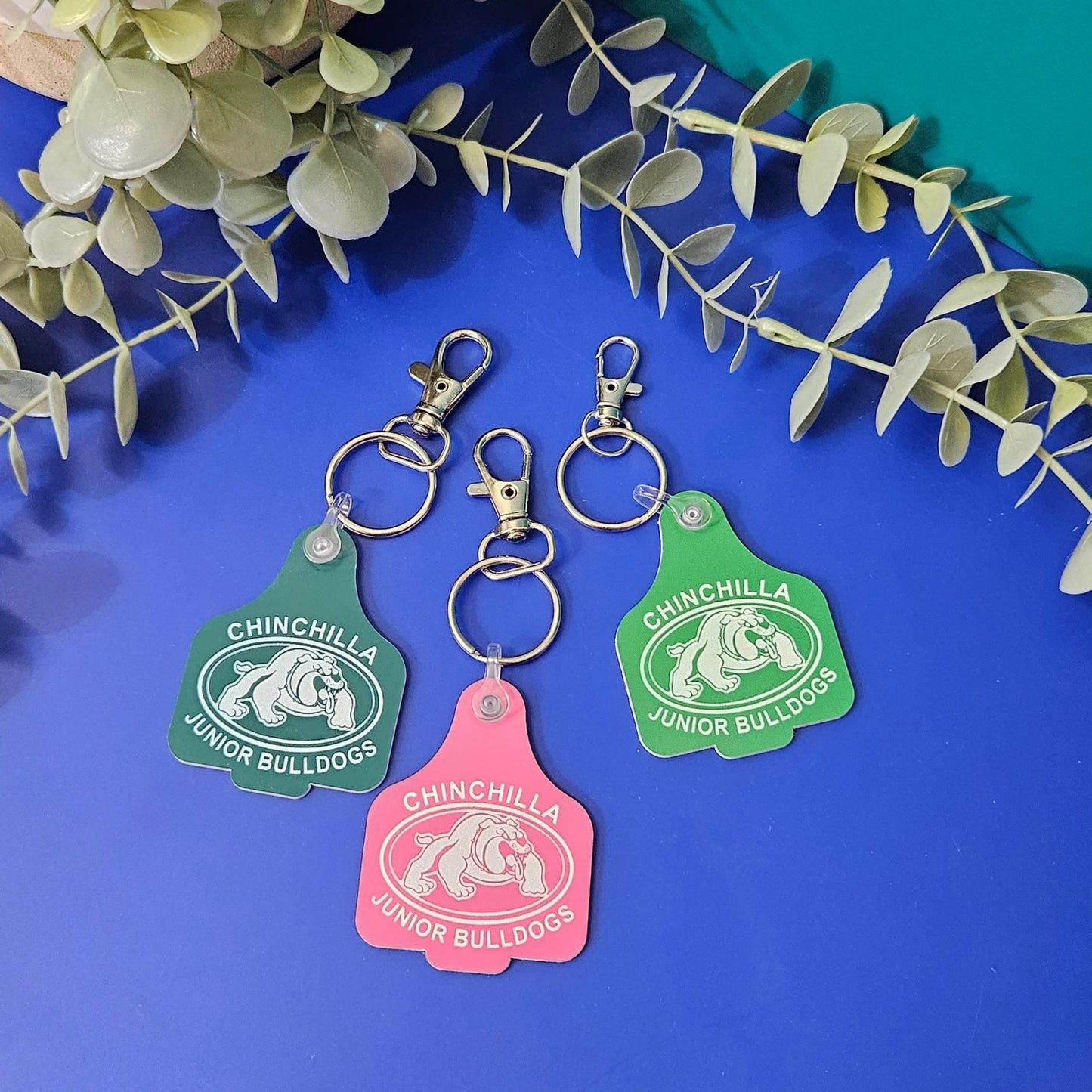 Chinchilla Junior Bulldogs Supporter Keyring