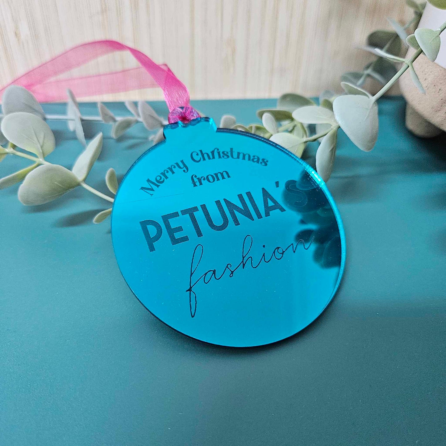 Custom Logo Christmas Bauble – Unique Branded Business Gift