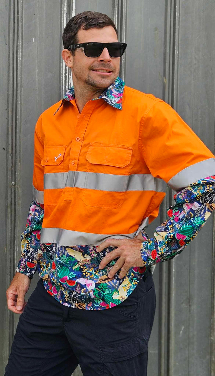 TradeMutt X Red Hill Creative - Limited Edition Work Shirt - MENS HI V