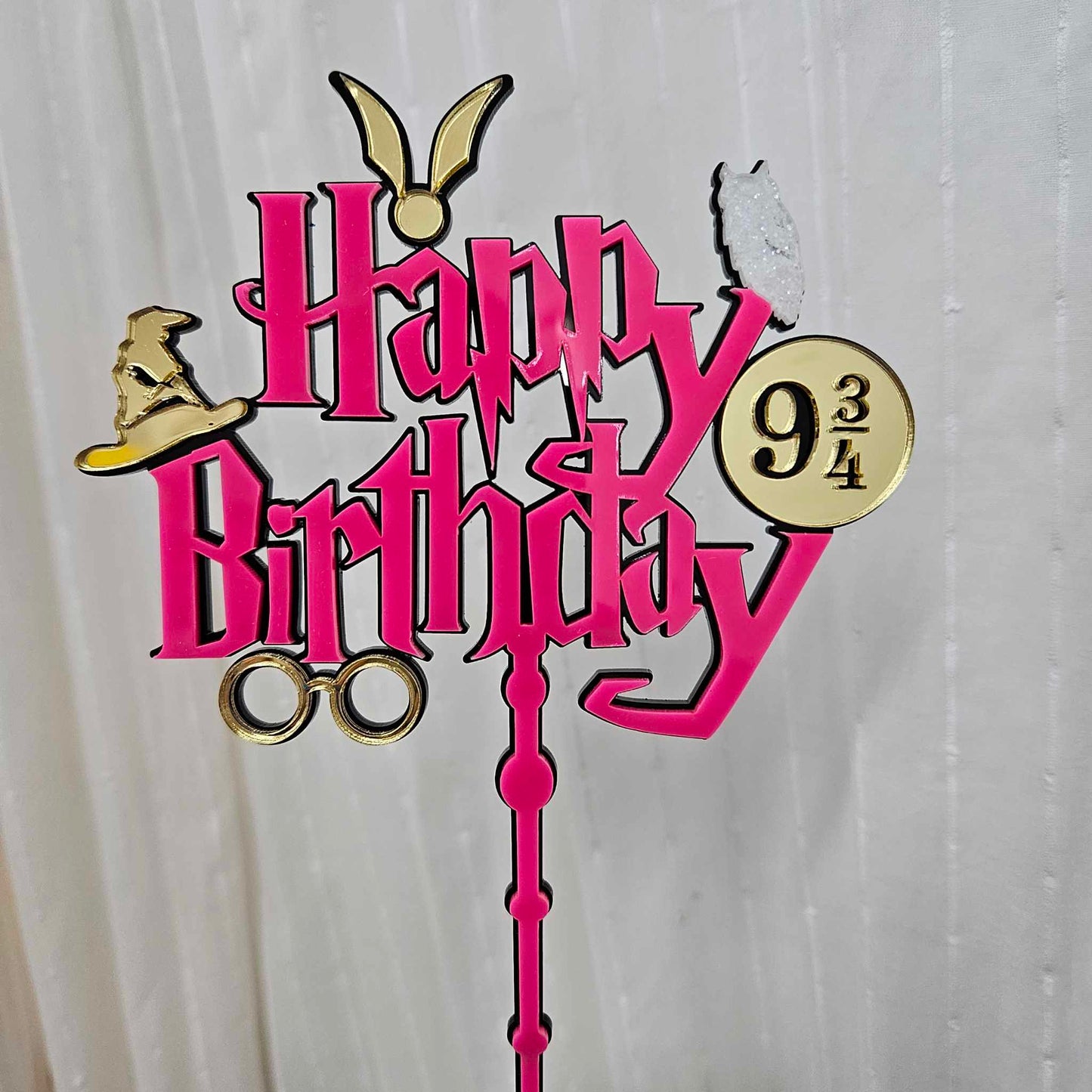 HP Themed Cake Topper | Customise Colours