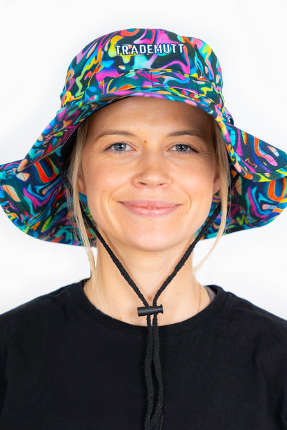 TradeMutt Wide Brim Hat Core Range | BONZA - SNAZZY - PEARLER