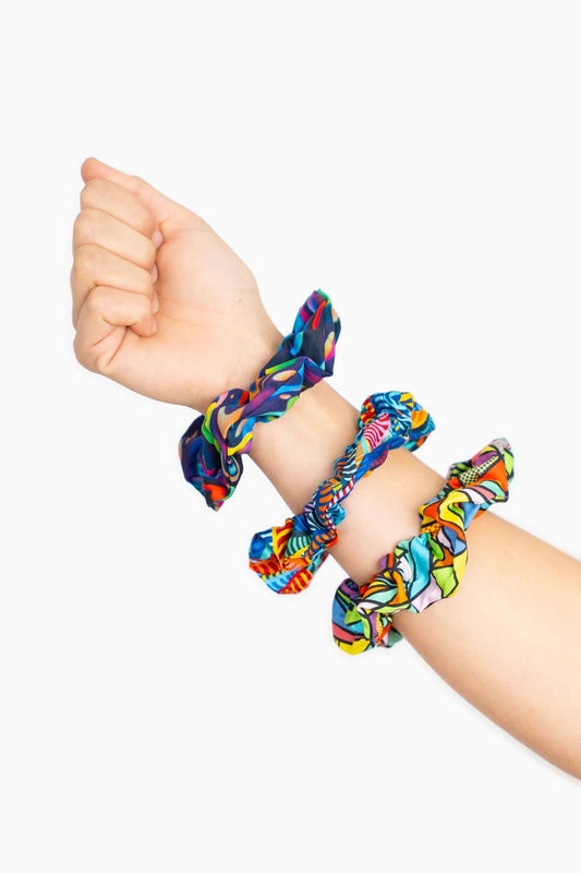 TradeMutt Bonza, Snazzy, Pearler Scrunchie Set