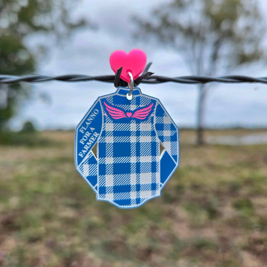 "Farm Angels" Flanno For a Farmer | Fundraising Earrings