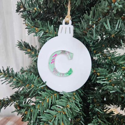 Monogram Ornaments | PERSONALISED