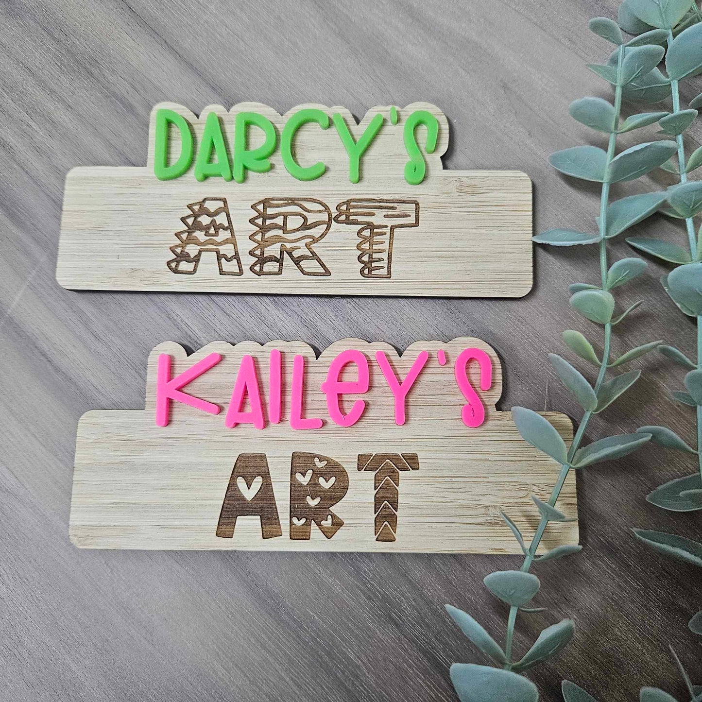 Personalised {NAME} ART Magnet | Select colour & Style