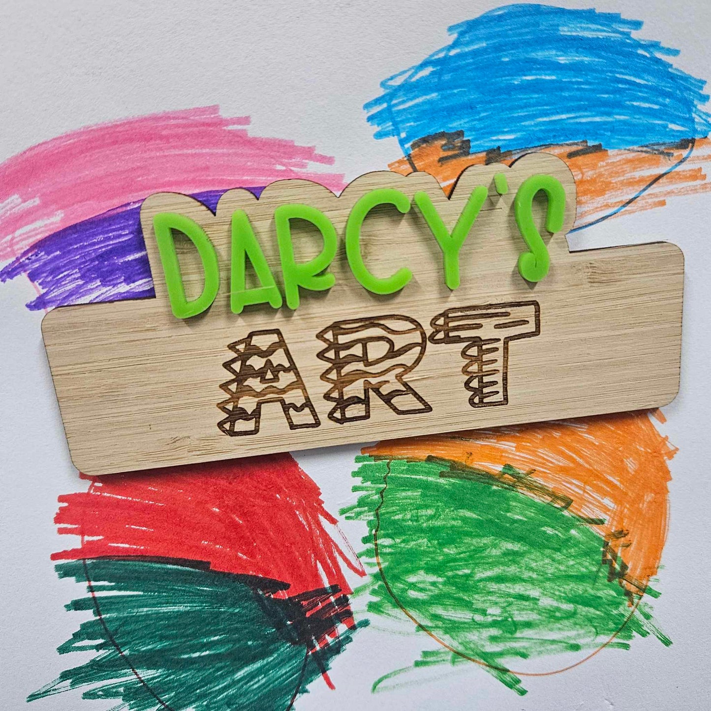 Personalised {NAME} ART Magnet | Select colour & Style
