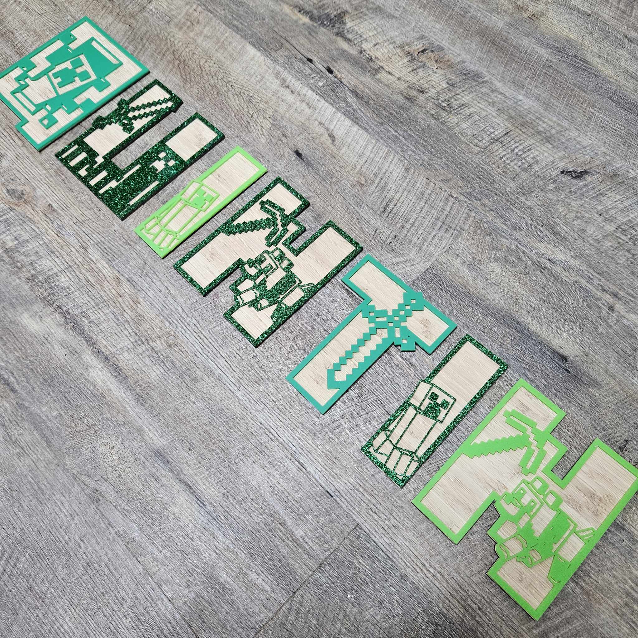 Minecraft | Themed Letters – Red Hill Creative