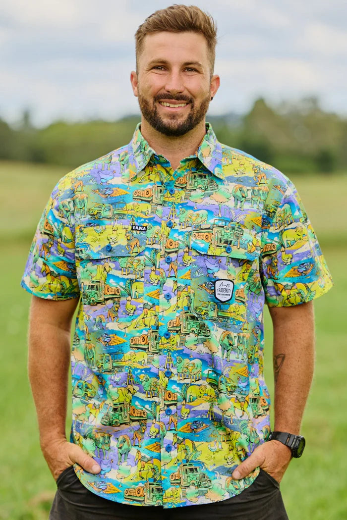 TradeMutt Men's Short Sleeve Workshirt | Cracka Dawn
