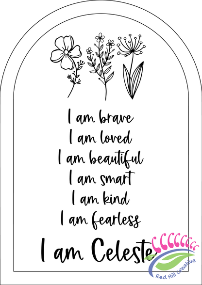 Affirmation Plaque | Personalised