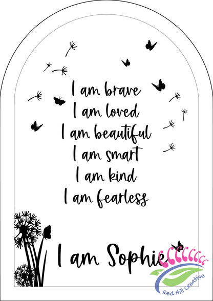 Affirmation Plaque | Personalised