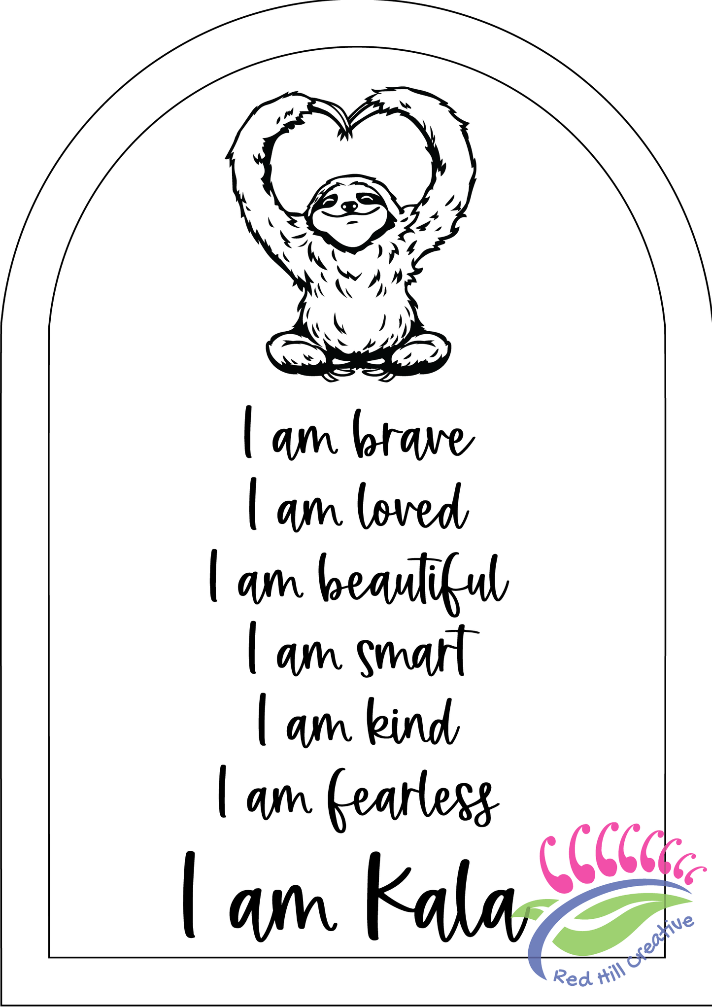 Affirmation Plaque | Personalised