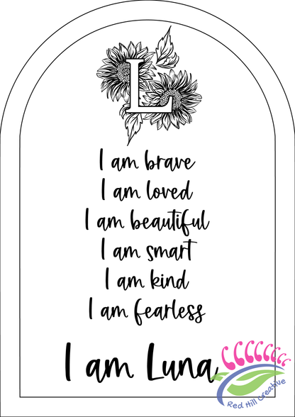 Affirmation Plaque | Personalised