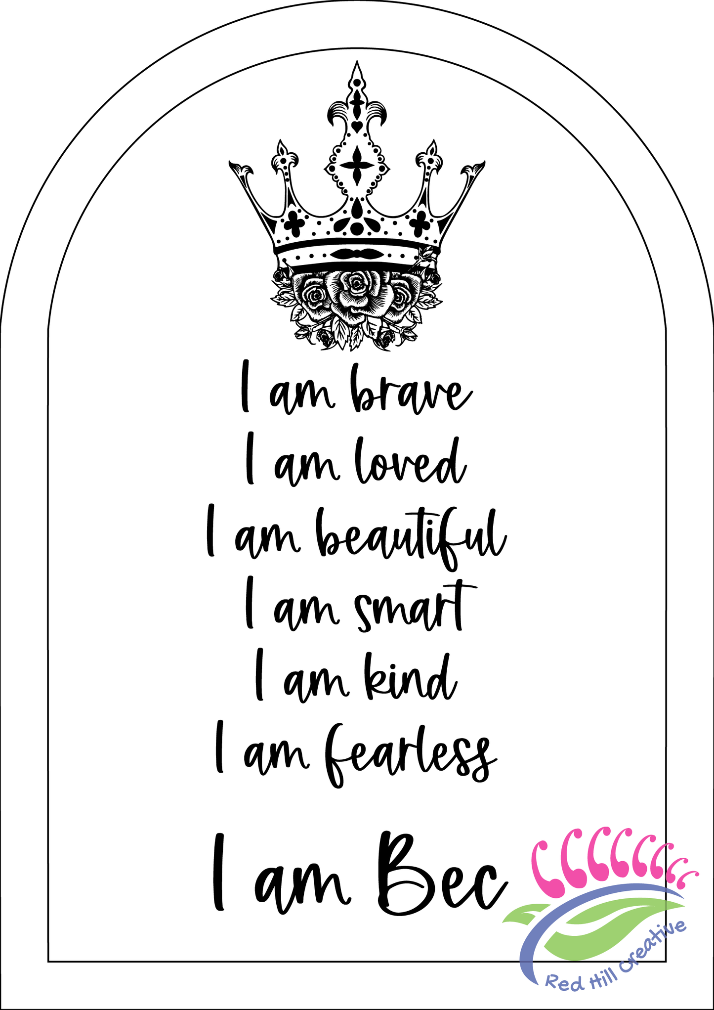 Affirmation Plaque | Personalised