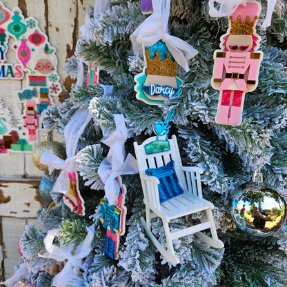 Memorial Chair Ornament – Wren Edition (Personalised)